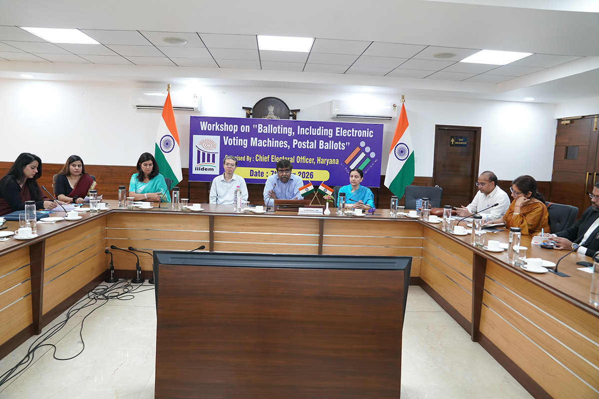 Workshop on Balloting,including EVM,Postal ballots